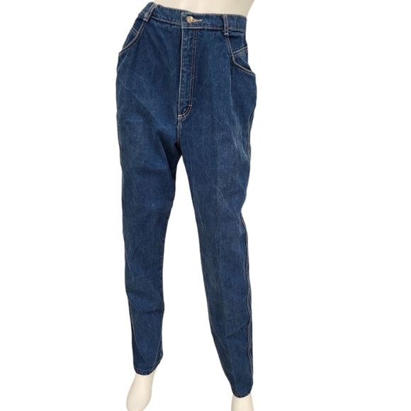 Vintage 80's Gitano High Waisted Jeans 14 Long - Picture 3 of 7